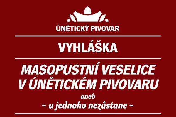 Únětický pivovar - restaurace