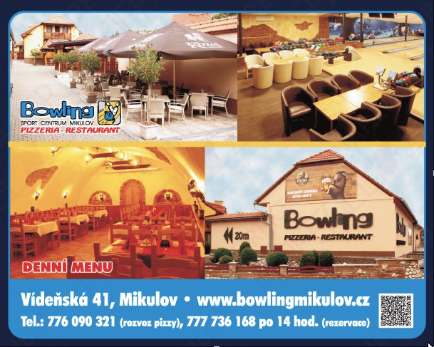 Bowling sport centrum Mikulov - Pizzeria - Restaurant